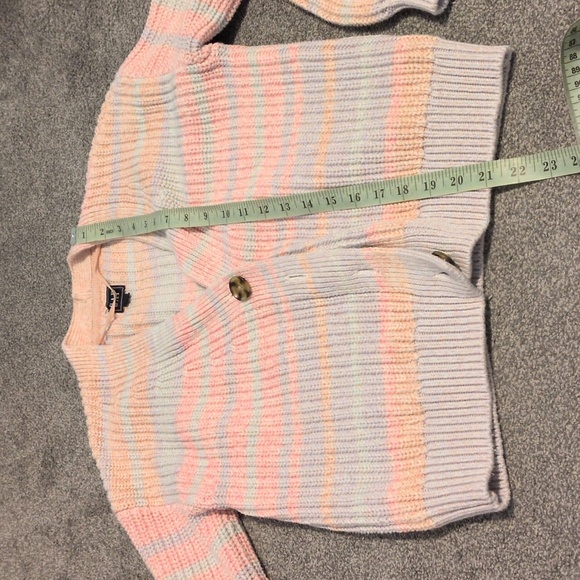 Gap 100% Cotton Pastel Cardigan Size Small - Picture 4 of 6